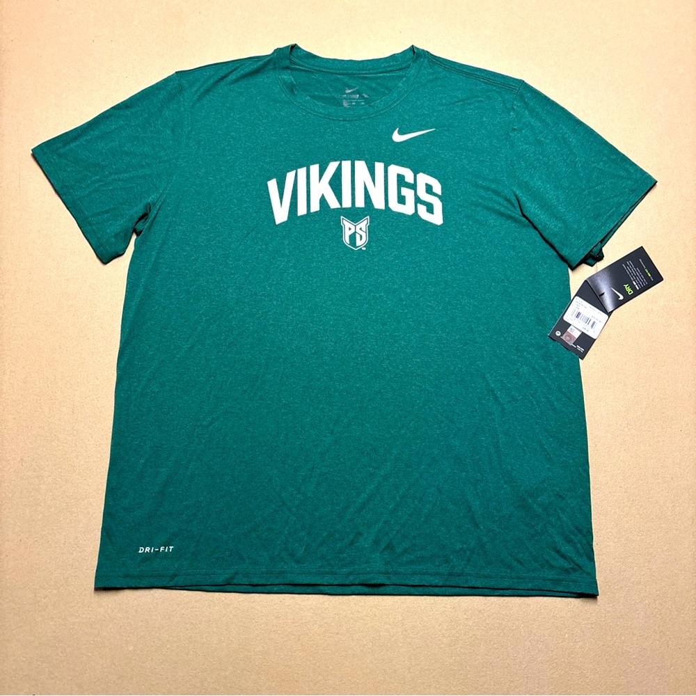 New Mens XL Portland State Vikings T-Shirt Nike Dri Fit X-large NWT Tee Shirt